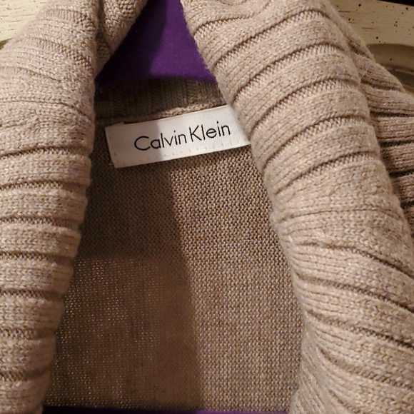 Calvin Klein Wrap Sweater with Buckle Feature - Picture 8 of 14